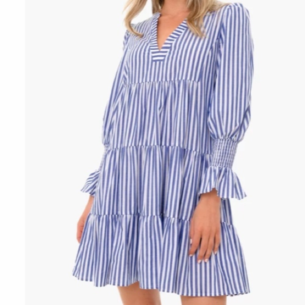 Blue and White Stripe Cotton Poplin Kenzo Dress
POMANDER PLACE - Picture 4 of 14